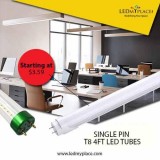 Use single pin T8 4ft LED Tubes for Quicker Installation