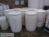 Used plastic drums