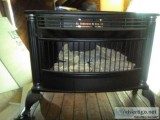 fake wood burning stove