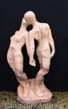 Pink Marble Abstract Garden Sculpture statue