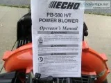 echo back pack leave blower