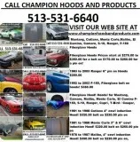 NEW Malibu Monte Carlo Mustang Camaro S-10 F-150 El Camino Fiber