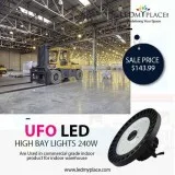 Manage Gyms Lighting by Installing High Bay LED UFO Lights 240W