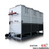 Evaporative condensers