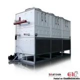 Evaporative condensers