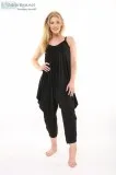 Alternative to denim Black traveler jumpsuit