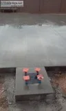 Basketball courts slabs