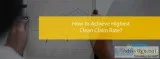 Achieve Highest Clean Claim Rate