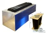 40 gal plexi Aquarium show tank w plexi pedistal-NEVER USED