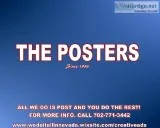 We post and advertise your business locally and worldwide.
