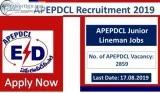 APEPDCL Recruitment 2019 -20 (2859) Junior Lineman Jobs Notice
