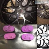 Rims with sensor-runner and tires