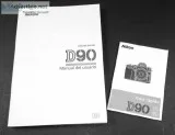 Nikon D90 INSTRUCTION MANUAL and QUICK START GUIDE in Spanish