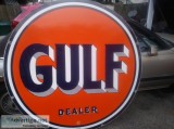 Vintage GULF OIL Sign