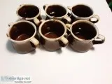McCoy Soup Mugs set of 6