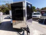 6 x 12 Premium Enclosed Cargo Trailer WV-nose -68702