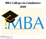 MBA Colleges in Coimbatore 2019 Fees Cutoff Placements Rank