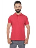 Men s Red Solid Polo T-Shirt