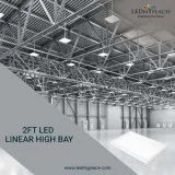 Trust 2ft LED Linear High Bay to Illuminate Indoor High Ceiling 