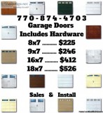 GARAGE DOORS - Sales - Installation