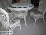 WICKER DINETTE SET