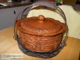 Celebrating Home Bean Pot wBasket