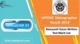 UPSSSC Stenographer Result 2019 &ndash20 Released Steno Written 