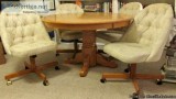 Solid Oak Round Table