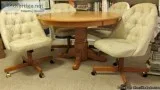 Solid Oak Round Table