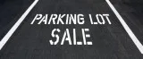Huge Parking Lot Sale at Storage Facility