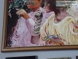 Original Oil painting  by D Bunnows  0784