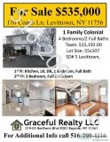 (5317) Open House 1 Family Colonial For Sale in Levittown