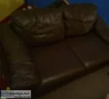 Leather Snug Sofa