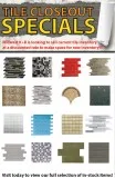 Moving Sales Sale on Tiles