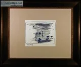 Banderillas Original Lithograph by Pablo Picasso