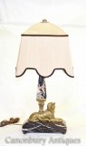 Buy Antique Art Deco Sphinx Lamp - Marble Obelisk Table Light