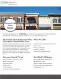 Commercial real estate and business loans