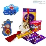 Buy Online Rakhi Gifts in Bhuj - Indiagift