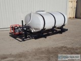500 GALLON SKID MOUNTED WATER TANK