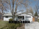 Single family with fenced yard in FoCo