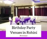 Birthday Party Venues in Rohini