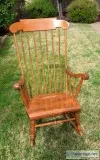 Vintage Maple Rocking Chair