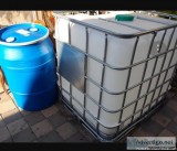 275 Gallon Water Totes and 55 Gallon Water Drums