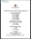 Steam Carpet Mattress and Upholstery Cleaning