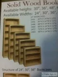 SOLID WOOD BOOKSHELF