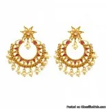 Look Gorgeous By Wearing Imitation Jhumka Earrings