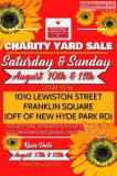 Rescuing Families Charity Yard Sale