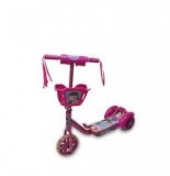 Buy Chutki 3 Wheel Scooter with Basket - Pink Colour - Free Ship