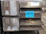 LINCOLN IMPINGER X2 - 2 LAYERED COMMERCIAL PIZZA OVEN- LIKE NEW