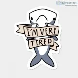 CUTE TIRED SHARK
